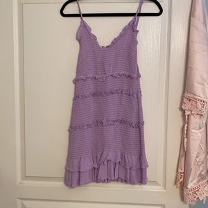 Purple tank dress